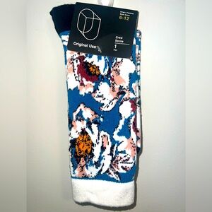 Original Use Floral Crew Socks